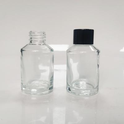 China 60ml Small Cosmetic Modern Glass Tubular Aromatherapy Diffuser Bottle for sale