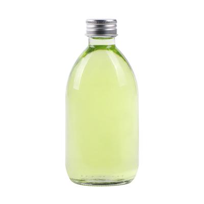 China Personal Care Screw Cap Glass Juice Bottles 350ml Glass Bottle For Beverage for sale