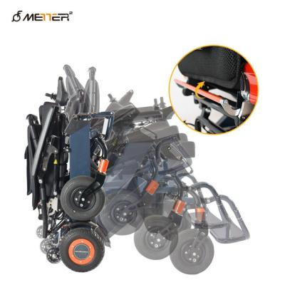 China Disabled Mobility Electric Collapsible Wheelchairs 100KG Load for sale