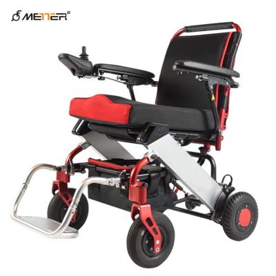 China Aluminum Alloy Disabled Lightweight Folding Power Wheelchair for sale