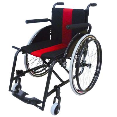 China Silla de ruedas deportiva ligera plegable de aluminio Leisure 7003 en venta