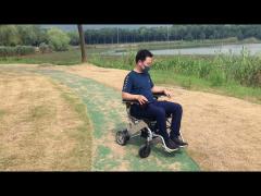 Lightweight Motorized Folding Mobility Power Wheelchair