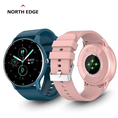 China IP68 NORTH EDGE NL02 waterproof full screen smart watch sports detection health monitoring bracelet call notification sleep monitorin for sale