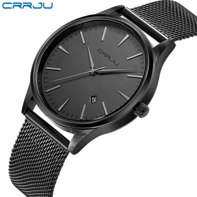 China CRRJU 2135 Water Resistant Watch Men Watches Top Luxury Brand Famous Luxury Wristwatch Clock Male Quartz Wristwatch Relogio Masculino Calendar for sale