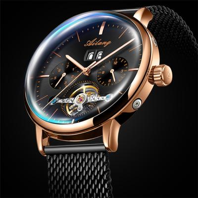 China Mechanical Watches Tourbillon Relogio Masculino Luxury Top Brand Date AILANG Mens Watch Stainless Steel Self Wind Automatic Calendar for sale