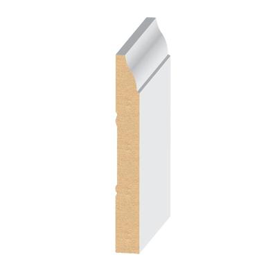 China Modern White Primed Skirting Base Board MDF Baseboard Molding for sale