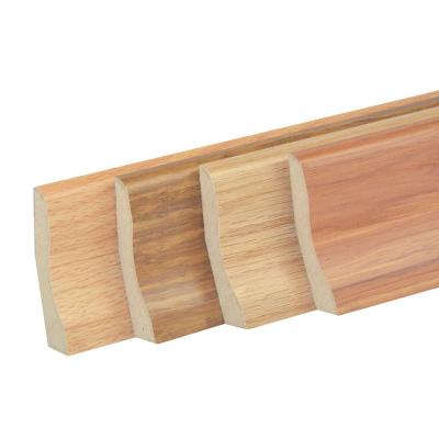 China Modern HDF Flooring Accessories Skirting Board / Skirting Molding / Zocalo / Barrera for sale