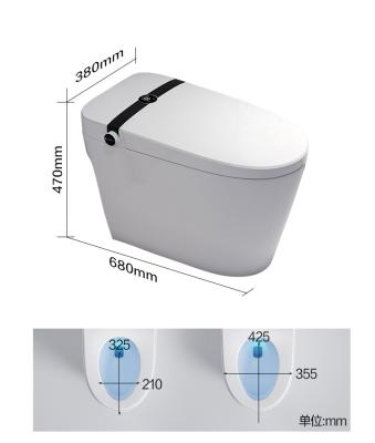 China Modern Goods Bidet Smart Toilet One Piece Modern Material Sanitary Ware for sale