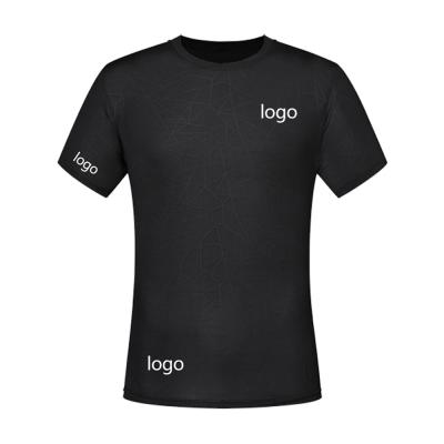 China New Anti-Wrinkle Design Customized White Mens Sports Outdoor T-shirt Summer Quick-drying Tops Clothes Male T-Shirts For Men for sale