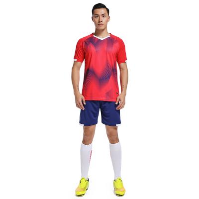 China Cheap Team Jersey Uniforms Football Soccer Jersey Sets Mens Football Uniforms Short Training Sports Wear for sale