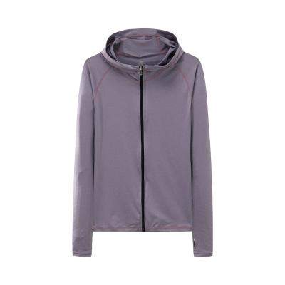 China Anti-wrinkle Women Fall Seamless Long Sleeve Jacket Zipper Sports Cardigan Winter Yoga Top Coat for sale