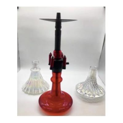 China NEW Design Aluminum Alloy Durable Hookah Srockets Glass Hookah Shisha Set IMAXHOOKAH for sale