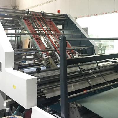 China Automatic Electric Driven Carton Box Pasting Machine Corrugated Sheet Paper Board Card for sale