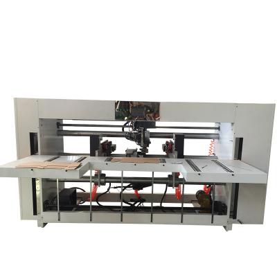 China Servo Double Piece Carton Box Stitching Machine Semi Automatic for sale