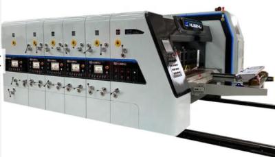 China Automatischer 4 Farbdrucker Slotter Die Cutter runzelte Karton zu verkaufen