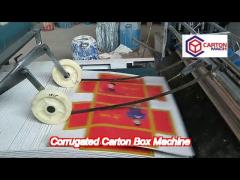 flute laminator corrugated carton box machine