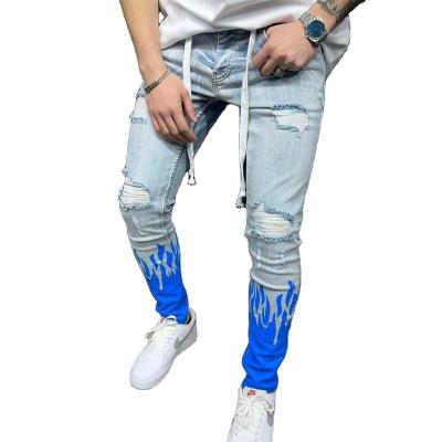 China Breathable Custom Distressed Washed Black Jeans Pants For Men Mens Jeans Super Skinny Stylish Plus Size Men S Jeans for sale