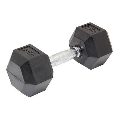 China Factory direct sale easy rubber hex dumbbell with competitive price for sale