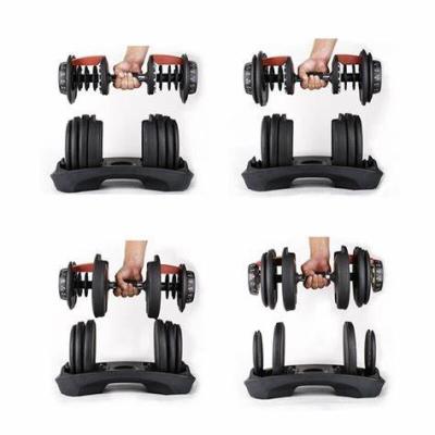 China Universal Fitness Equipment Weights Adjustable Dumbbells Buy Online Weightlifting Dumbbells Sets 24kg 40kg Dumbbell Set for sale