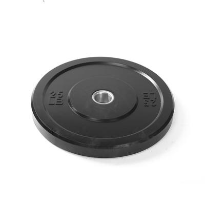 China Hot Selling Non-toxic Custom Environmental Protection Rubber Cheap Black Fitness Bumper Plate for sale