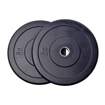 China Non-Toxic Cheap High Quality Full Black Rubber Bumper Plate for sale