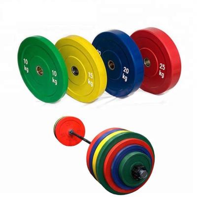 China Cheap Eco-friendly Rubber Bumper Weight Plates Weight Lifting Pound Plates Rubber Pound Plates Bumper Plates for sale