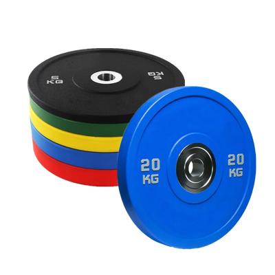 China Eco - Friendly Colorful Rubber Plate Gym Bumper Plate For Bumper Plate for sale