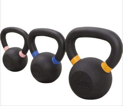 China Universal Custom Solid Cast Powder Coated Kettlebell Workout Strength Weightlifting Exercise Gym For Women And Man for sale