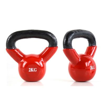 China Newest Design Good Quality Vinyl 4/8/10/12/16/20/24/28/32Kg Kettlebell Non-Toxic for sale