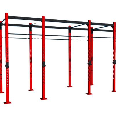 China Safety Customized Logo Gym Equipment Commercial Fitness Power Squat Cagee Rack Multifunctional Cross Station Rig for sale