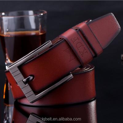 China Fashion Cowhide Classic Mens Pin Buckles Belt Genuine Leather Belts For Men Fashion Jeans Belt Factory for sale