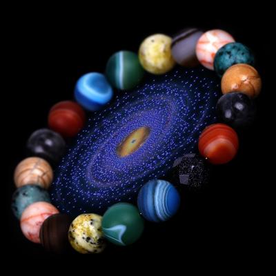 China TRENDY 7 Chakra Healing Balance Beads Volcanic Lava Mala Diffuser Bracelets Meditation Wrap Stretch Charm Real Stones Yoga Energy for sale