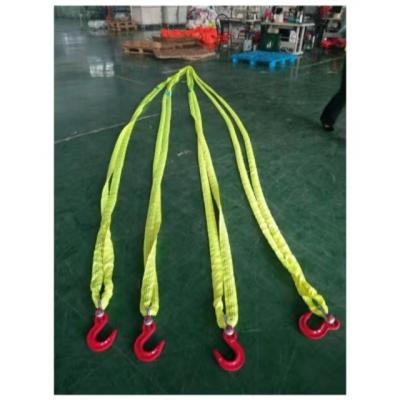 China Machinery Repair Shops Webbing Sling Truck Crane Belt Color Lifting Rope for sale