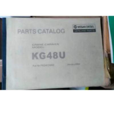 China Nissan Diesel Crane Carrier Model KG48U Spare Parts Catalog for sale