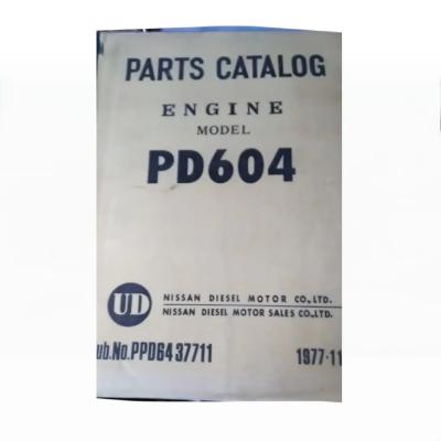 China Spare parts catalog of Crane Nissan Diesel Crane Carrier Model PD604 for sale