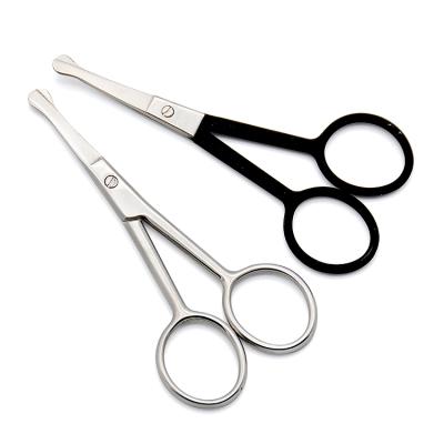 China High Quality Mini Beauty Stainless Steel Blunt Right Handed Scissors Tilt Curved Manicure Scissors for sale