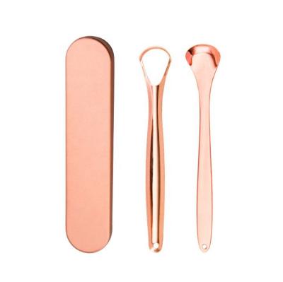 China Hot Selling Stainless Steel Tongue Scraper Eco - Friendly Kids for sale