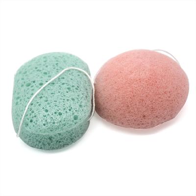 China Hot Selling Easy-cleaning Natural Konnyaku Konjac Washing Exfoliator Makeup Cleansing Sponge for sale