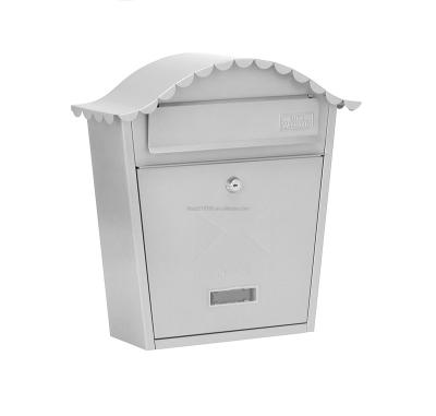 China Durable Newspaper Letter Box Outdoor Wall Mounted Key Lock Post Box Waterproof modern Steel Mail Box for sale