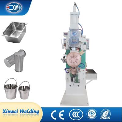 China Fuel Tank Seaming Longitudinal Automatic Rolling Resistance Seam Welding Machine Te koop