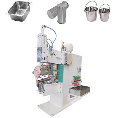 China Galvanized Stainless Steel Fuel Tank Aluminum Rolling Side Seam Welding Machine Te koop