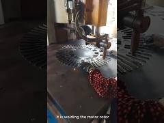 The motor rotor‘s welding of stationary spot welder