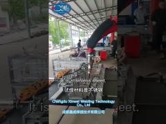 The stainless steel sheet‘s welding of arc welding robot