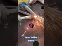 Welding stainless tube with laser welding mchine