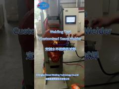 Welding the stainless steel with customized tube seam welder