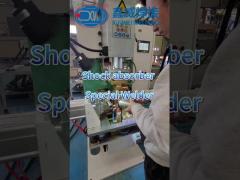 Welding shock absorber with customized welding machine