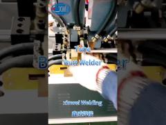Welding galvanized tube with butt welder
