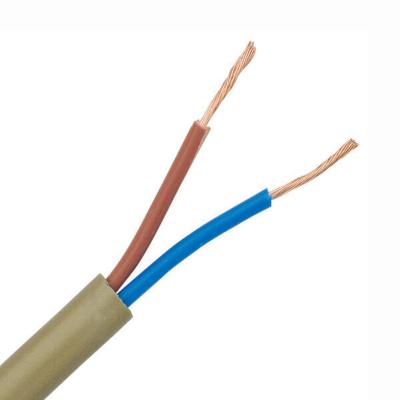 China Rundes umhülltes PVC isolierte umhüllte Kerne 1.0/1.5/2.5/4.0mm2 des Kabel-2 zu verkaufen