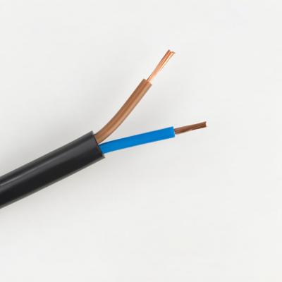 China Zuivere Flexibele Kabel 2 Kernen 1.0/1.5/2.5/4.0mm2 van Koper rond In de schede gestoken Pvc Te koop