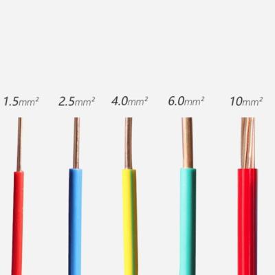 China Oilproof Multiscene Single Core Wire 2.5 Mm , PVC Single Strand Copper Cable for sale